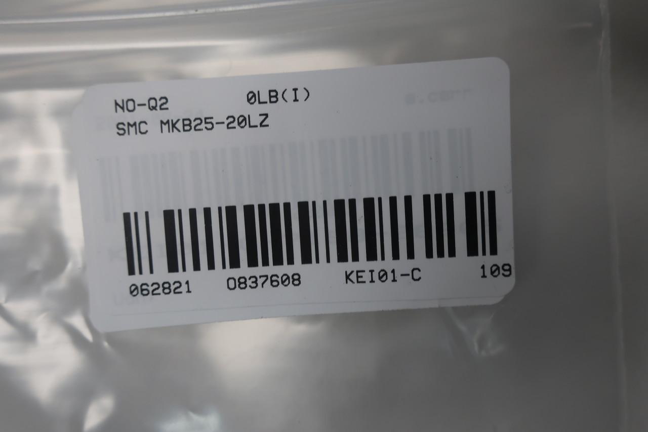 SMC PNEUMATIC CYLINDER MKB25-20LZ 