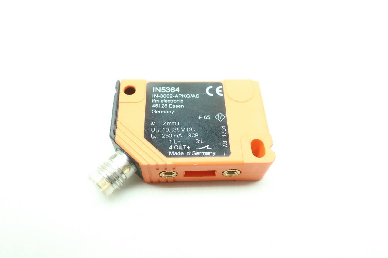 Sensore Retro Riflettente IFM Efector OGP-HPKG/US100-OGP301 - 10-36V, Nuovo Old Stock