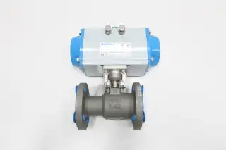 JAMESBURY 7150N312236XTZ467 PNEUMATIC STAINLESS FLANGED BALL VALVE 1-1/2IN NPT