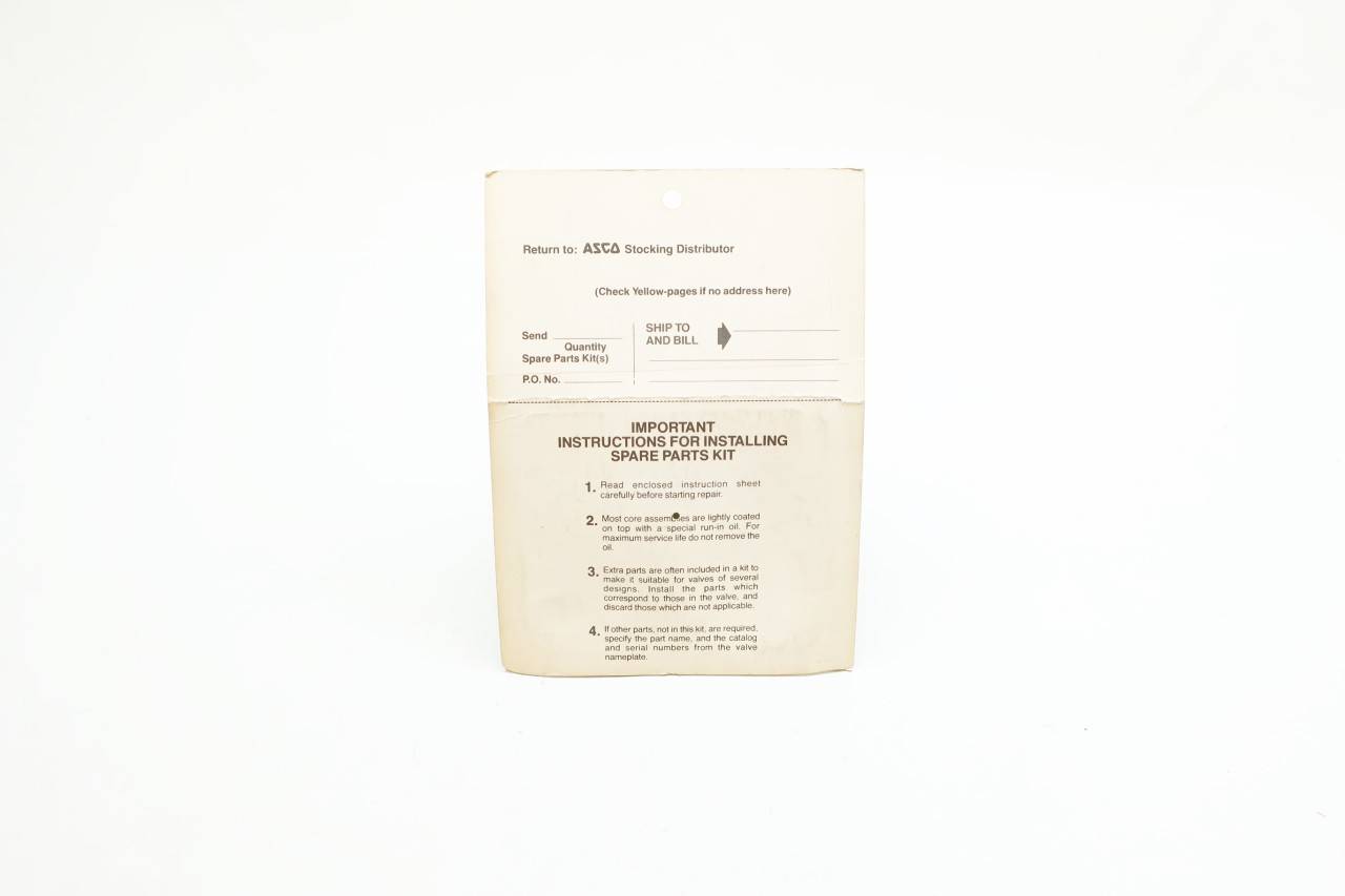 Asco 218-941 Red-hat Solenoid Base Kit