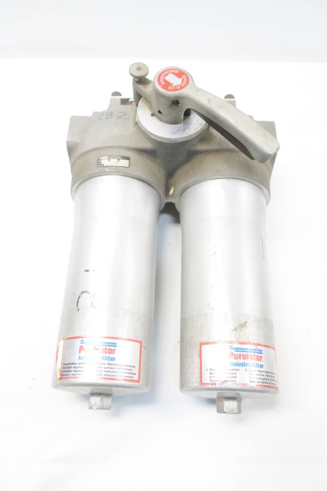 PUROLATOR PI 213058NBR DUPLEX INLINE HYDRAULIC FILTER ASSEMBLY D594893