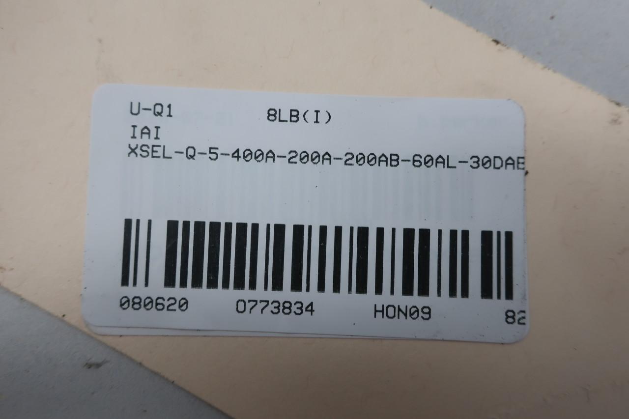 IAI XSEL-Q-5-400A-200A-200AB-60AL-30DAB-CC-E-EEE-0-3 CONTROLLER MODULE