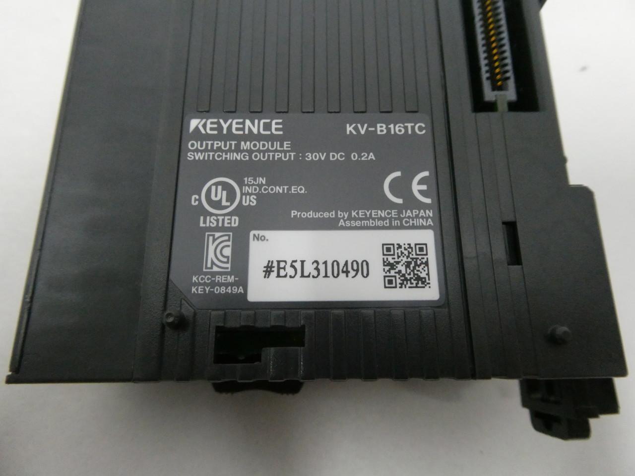 KEYENCE KV-B16TC OUTPUT MODULE