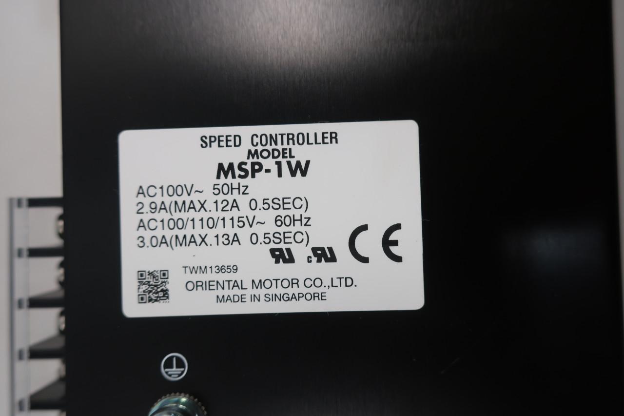 Oriental Motor MSP-1W Speed Controller 115v-ac 13a