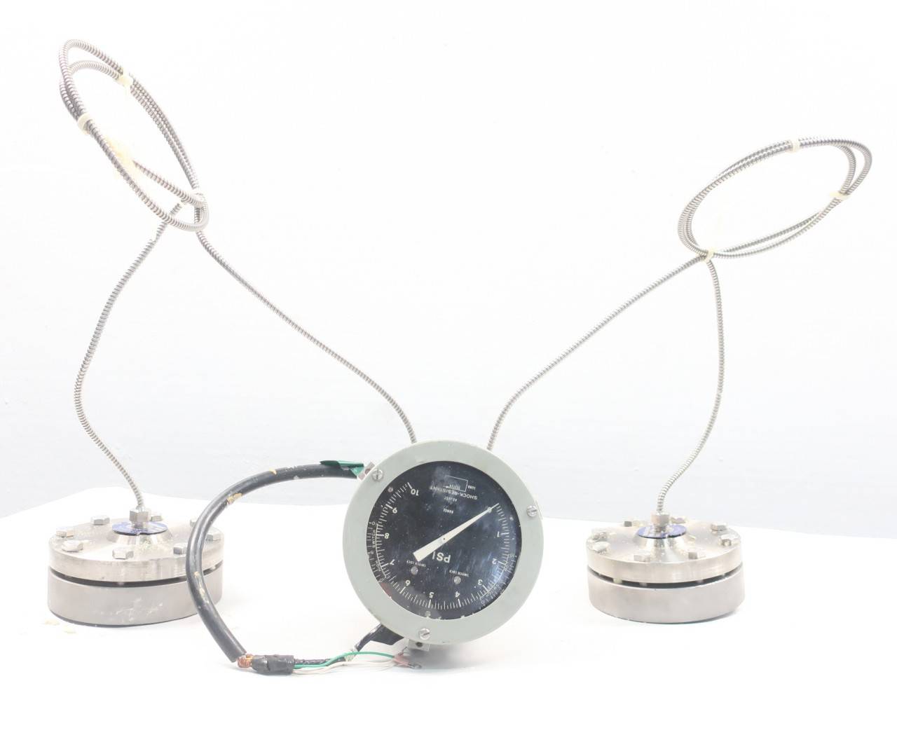 Itt Barton 318A H2M4611MSM0S00N Differential Pressure Gauge 010psi