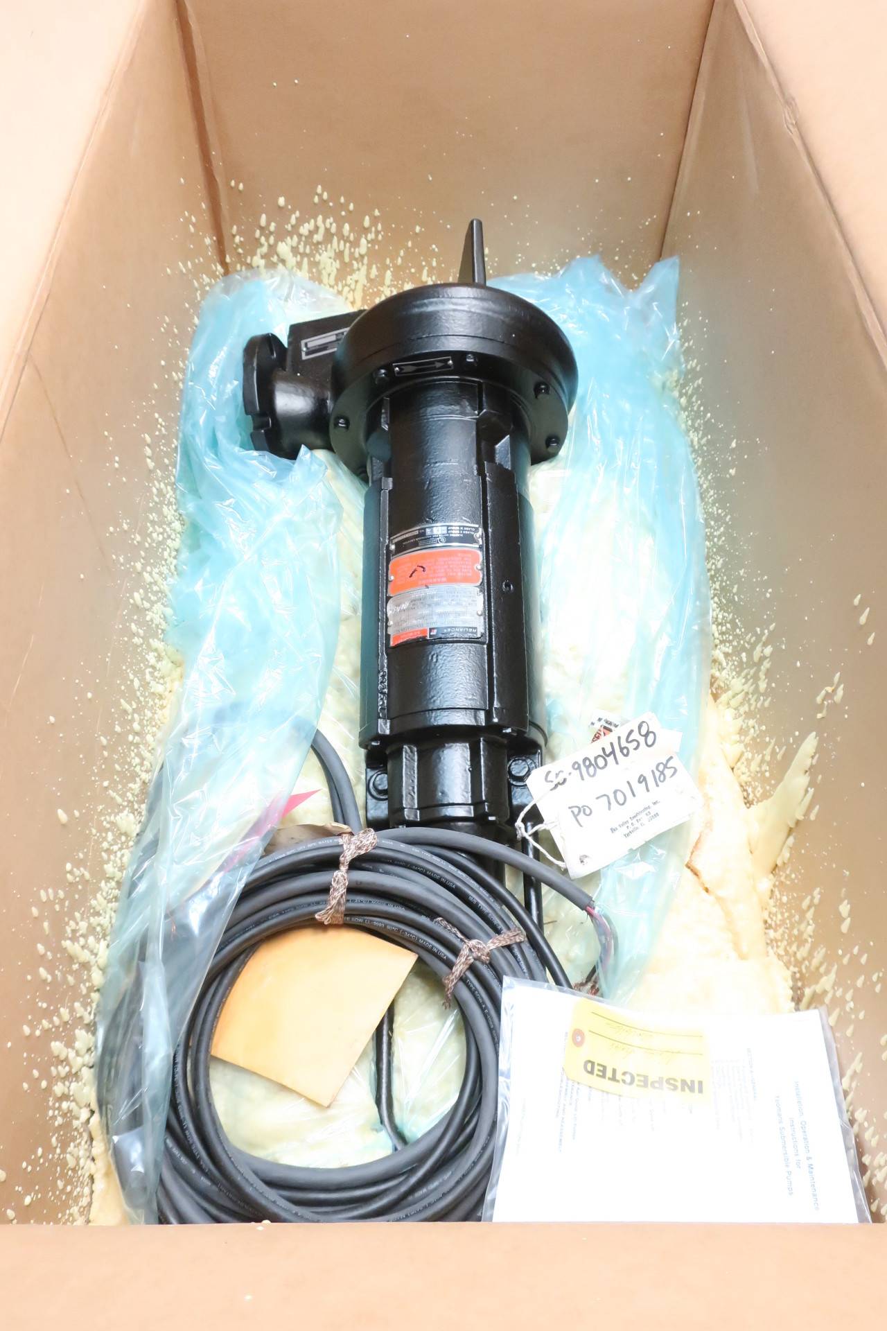 Fordampe Forurenet gennembore Yeomans 3062 Submersible Pump 3x3x6 3in 1hp 3in 230/460v-ac