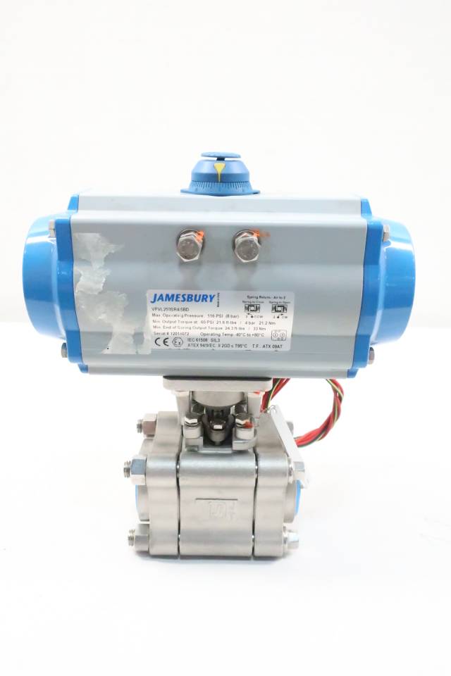 JAMESBURY 4A 3600 XTB2 11/2IN BALL VALVE W/ VPVL250SR4/5BD ACTUATOR