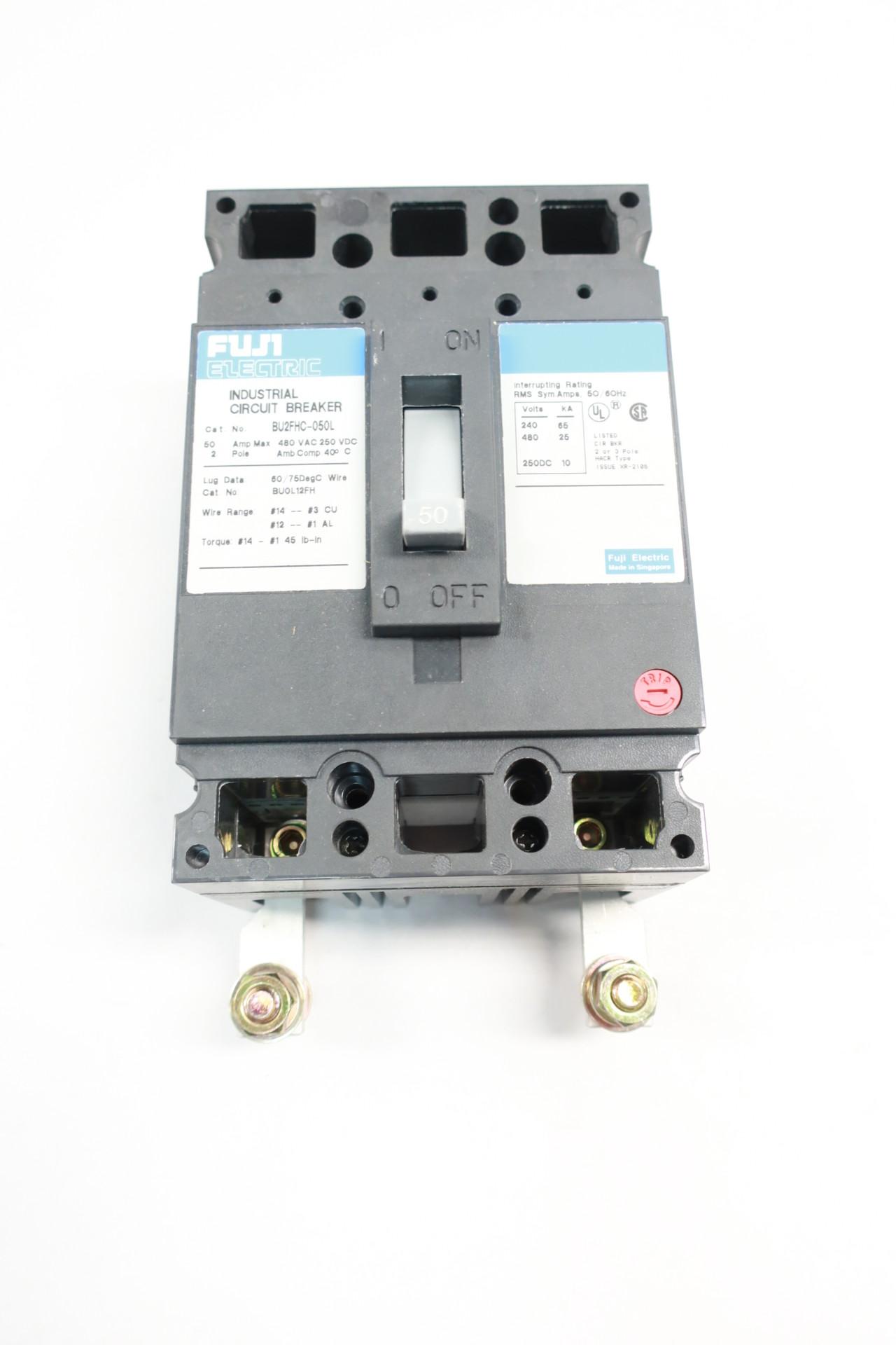 GE TED124010 Industrial 2 Pole Breaker 10 Amp 240/480 Volts AC 250 Volt DC NEW! 