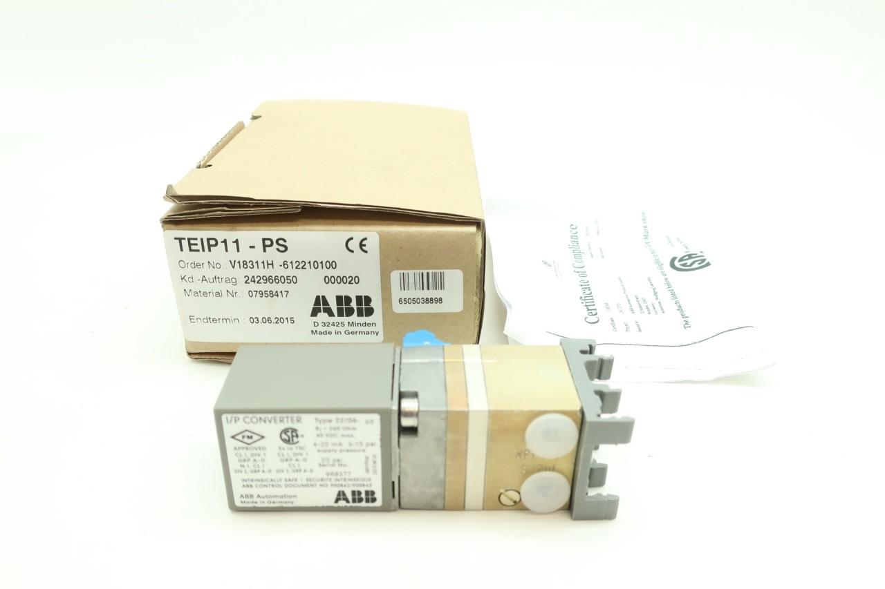 **NEW IN BOX** ABB TEIP 3...15psi PS Umformer/Converter 4...20mA 