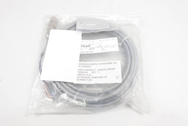 ROSEMOUNT ANALYTICAL 23645-07 W/ MATING VP6 CONNECTOR CABLE 15FT D663732