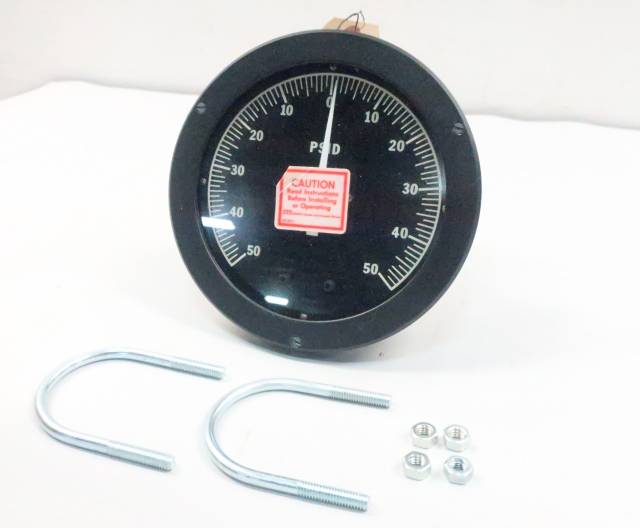 BARTON 227 DIFFERENTIAL PRESSURE GAUGE 50050 PSI 6IN 1/2IN NPT