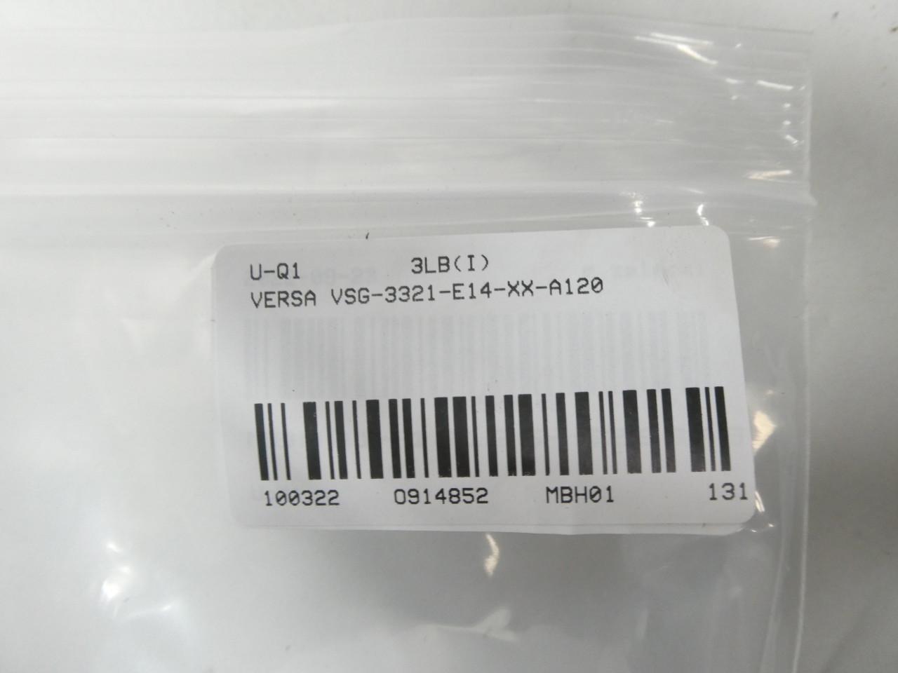 Elettrovalvola Versa VSG-3321-E14-XX-A120 120V AC 1/4 NPT – Nuova Eccetto Confezione