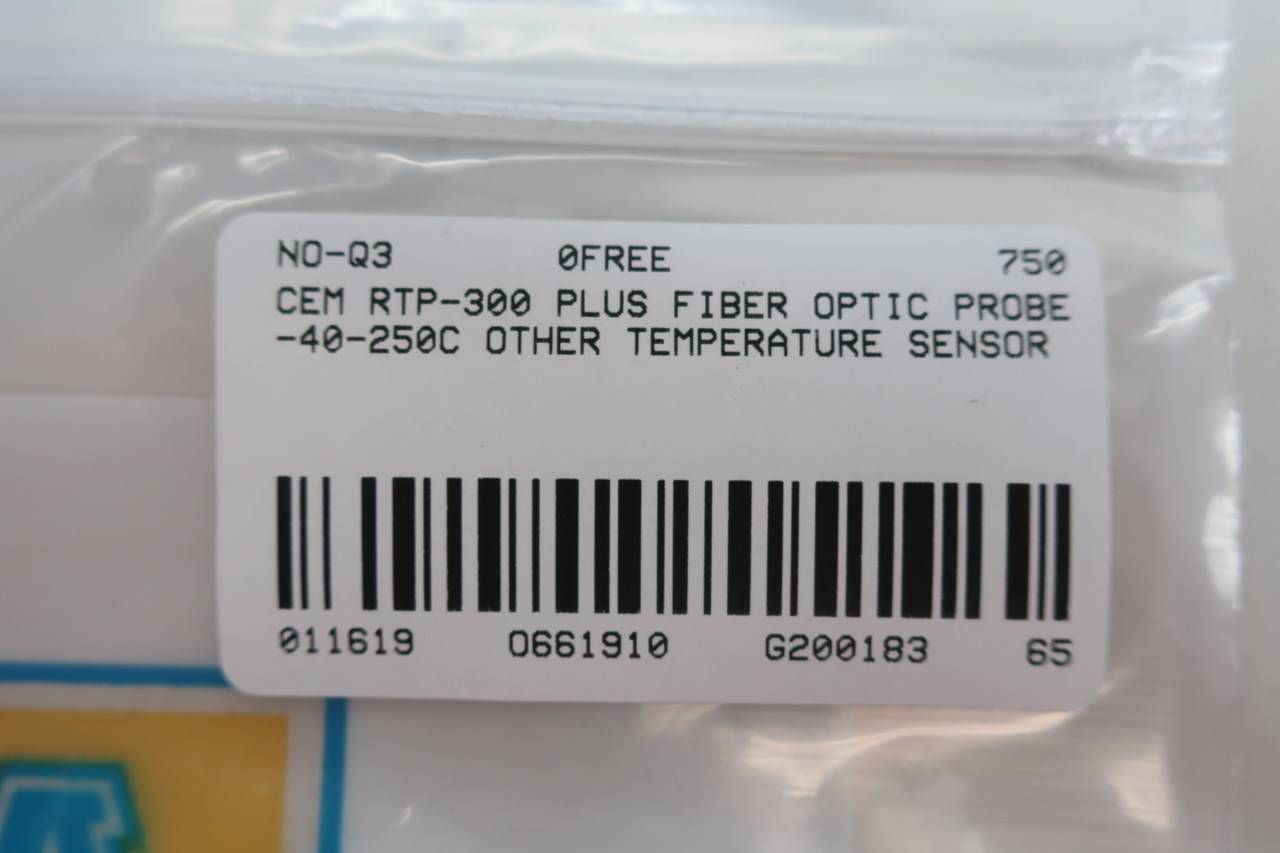 Cem 314305 Rtp 300 Plus Fiber Optic Temperature Probe 40 250c