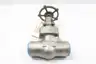 HANCOCK 5500W-1-XMY57 MANUAL STAINLESS SOCKET WELD GLOBE VALVE 1-1/2IN 600 thumbnail 2