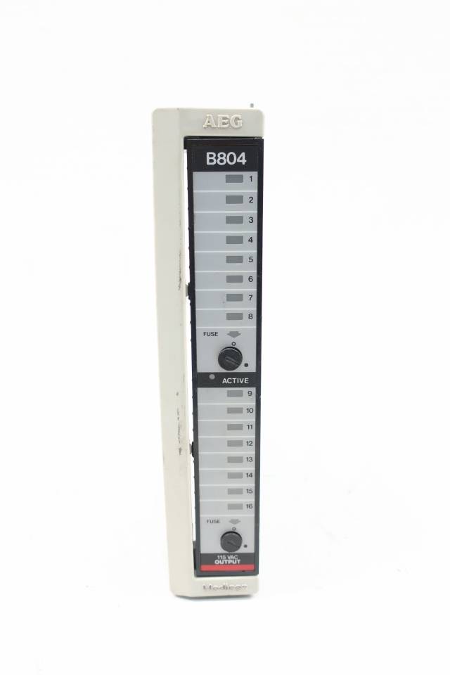 AEG MODICON AS-B804-000 OUTPUT MODULE 115V-AC