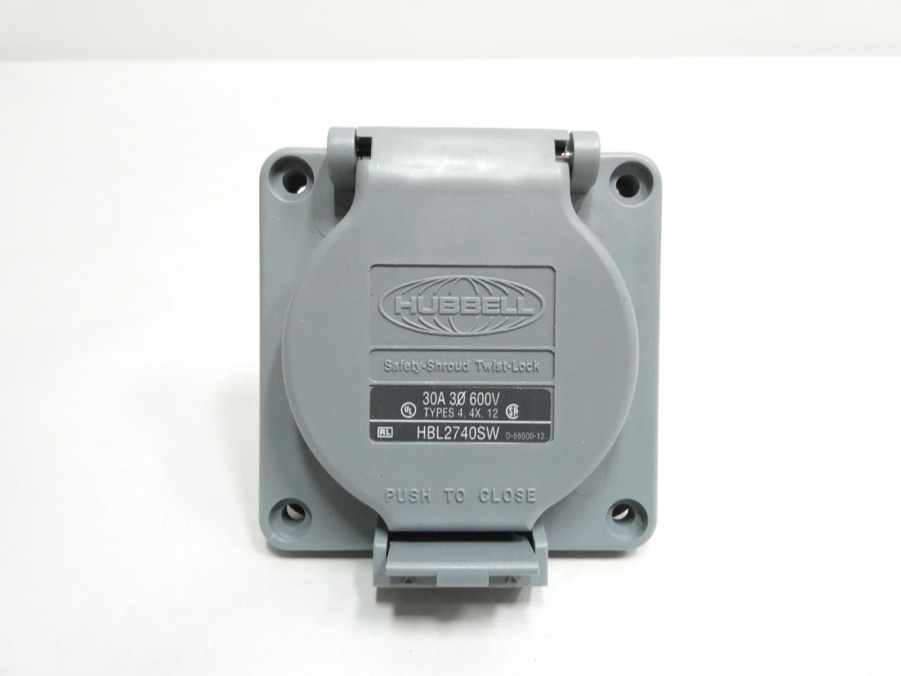 Hubbell HBL2740SW Watertight Safety-Shroud Receptacle — General Accessories