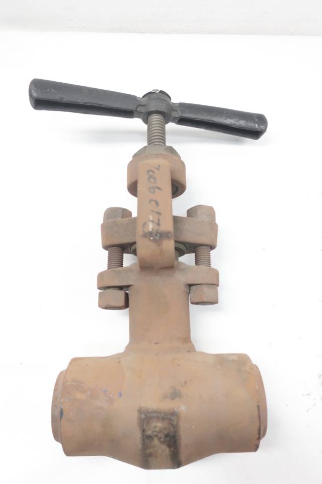 HANCOCK 7130W MANUAL STEEL BUTT WELD 11/2IN GLOBE VALVE