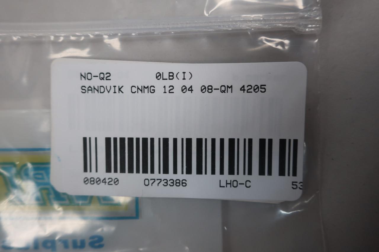 10 Sandvik CNMG 120408-QM 4325 