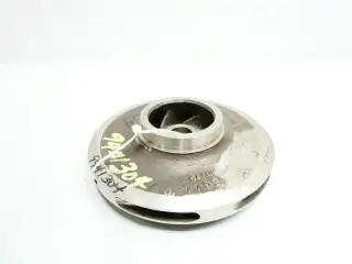 WARREN 065701618B407A1 CF8M STAINLESS 6-VANE PUMP IMPELLER 10IN OD