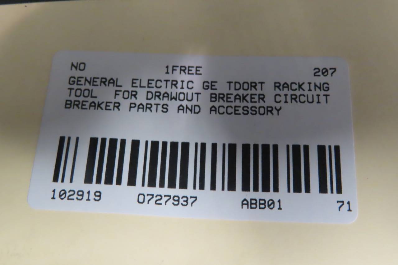 General Electric Ge TDORT Power Break Ii Drawout Breaker Racking Tool