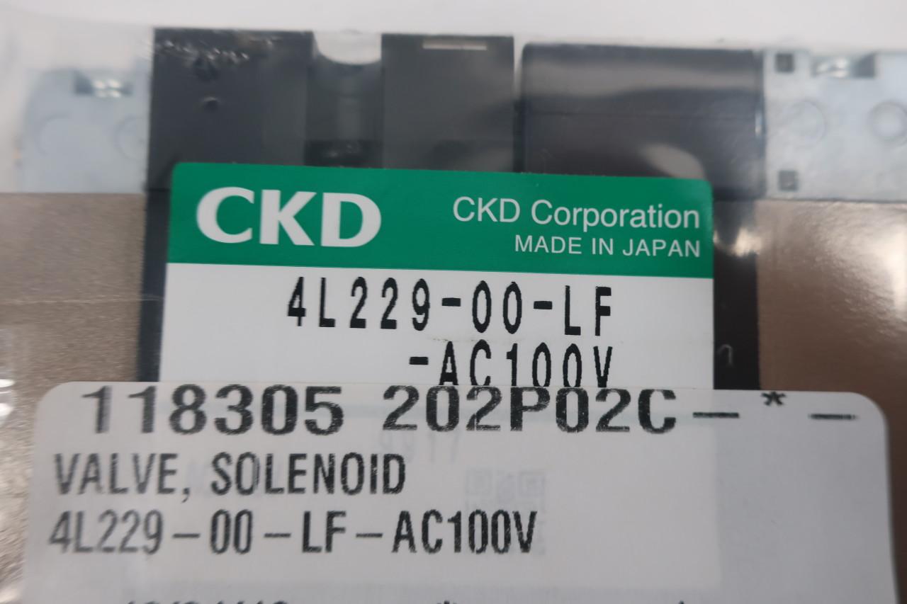 Details about   CKD 4L229-06Y Pneumatic Valve 100 VAC 4L22906Y TSC 