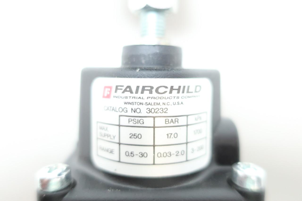 New in Box! Compact Pressure Regulator Fairchild 30232 1/4" FPT 0.5-30 psig 