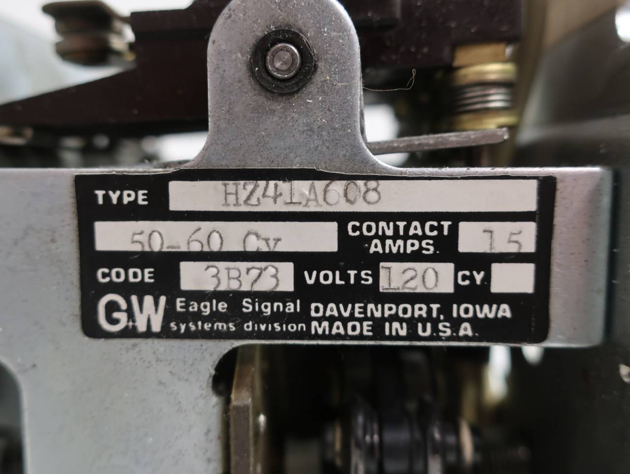 EAGLE SIGNAL HZ41A608 MICROFLEX Counter 120V-AC 15A AMP D594952 EAGLE SIGNAL HZ41A608 MICROFLEX Counter 120V-AC 15A AMP D594952