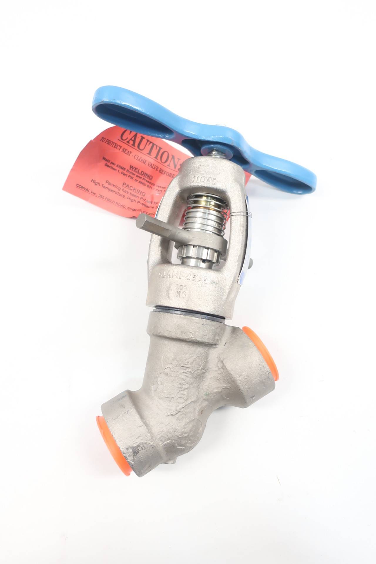 Conval 12G3J1055F4199 Manual Steel Socket Weld Globe Valve 11/4in 1500