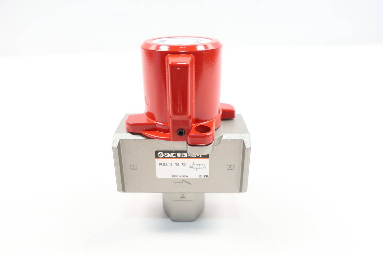 Smc VHS50N06Z Pneumatic Manual Lockout Valve 3/4in 15150psi