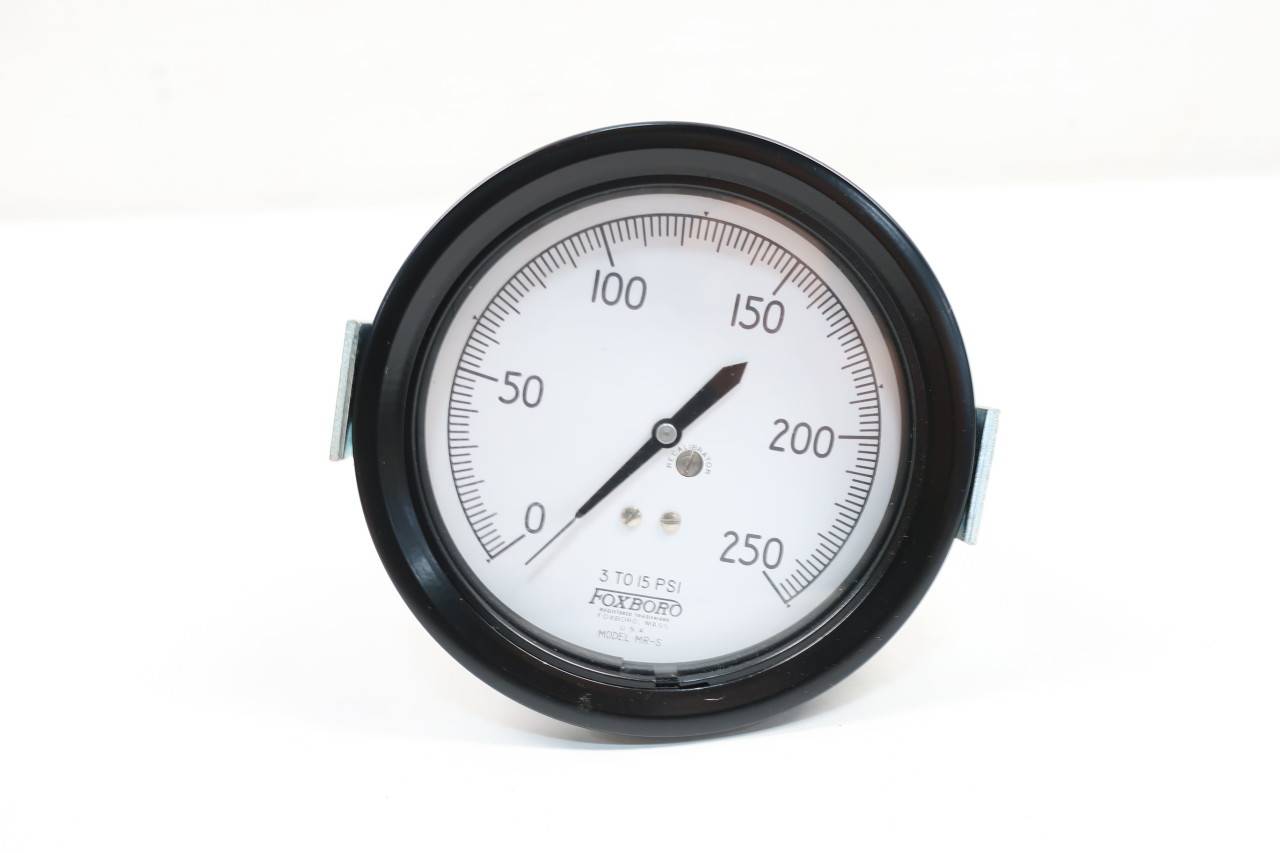 FOXBORO MR-S Pressure Gauge 4-1/2IN 1/4IN NPT FOXBORO MR-S Pressure Gauge 4-1/2IN 1/4IN NPT