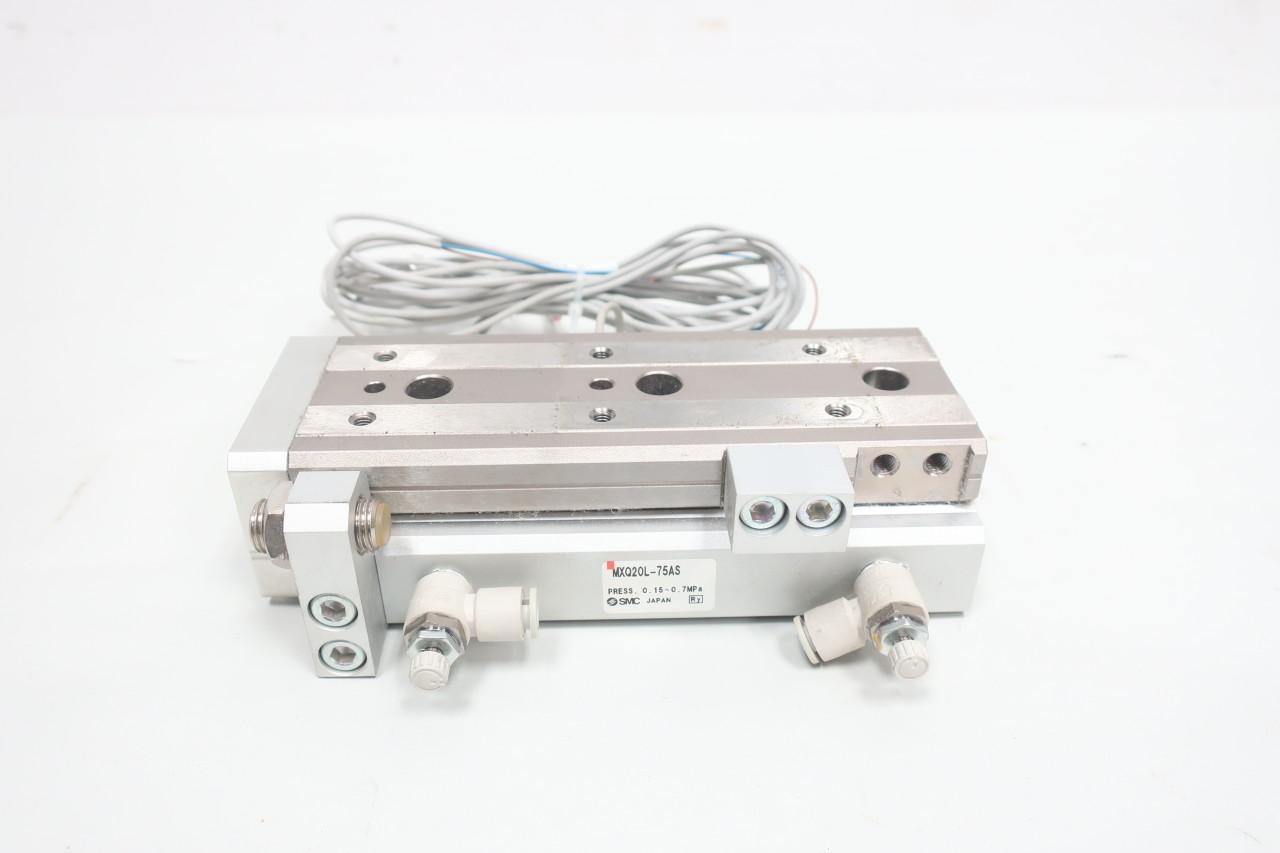 SMC MXQ20L-75AS Legacy MXQ, Precision Slide Tables (Recirculating Bearings), MXQ20L-75AS — General Accessories