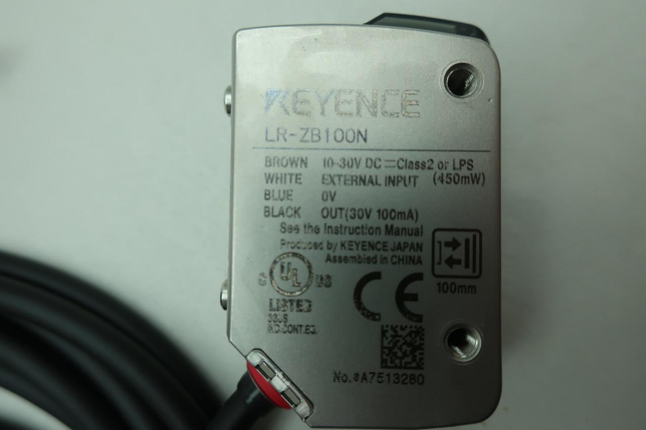 Keyence LR-ZB100N Photoelectric Sensor 10-30v-dc