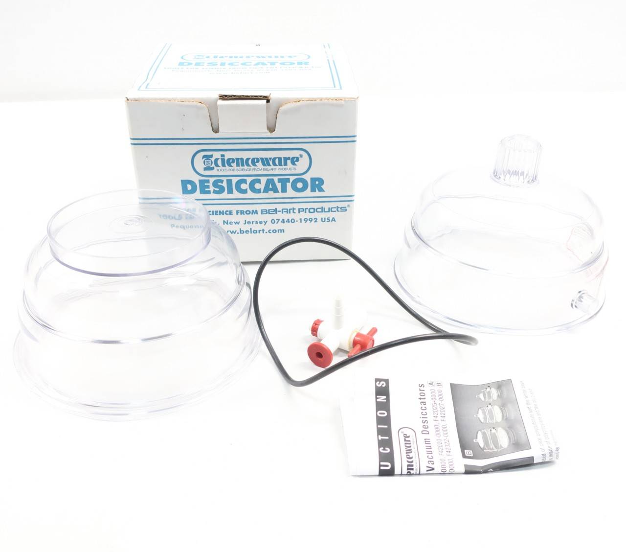 Scienceware 420120000 Clear Polycarbonate Vacuum Desiccator