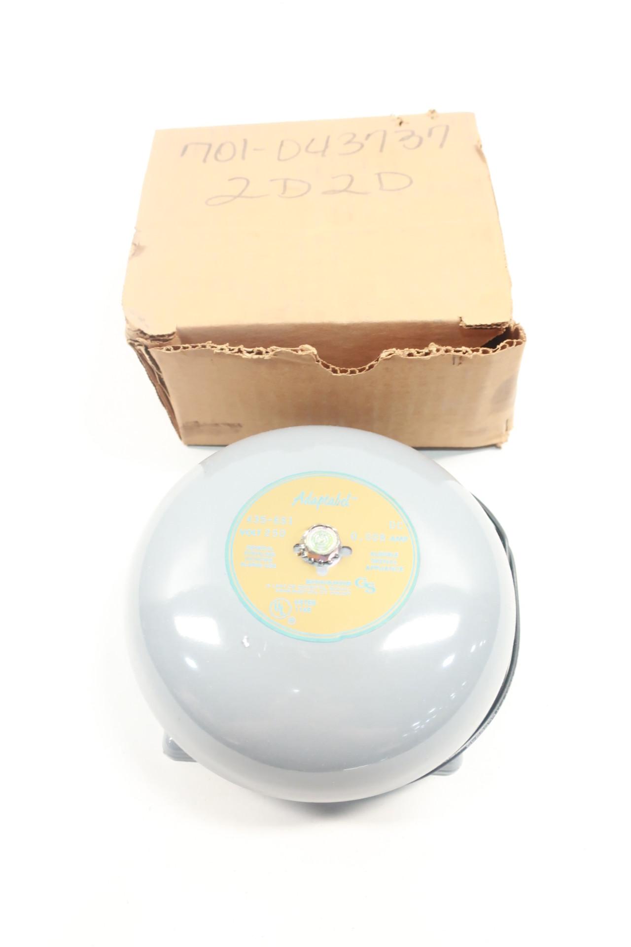 Cloche D'alarme Edwards Signaling 435-6C1, 6VDC - Neuve Dans Boîte D'origine