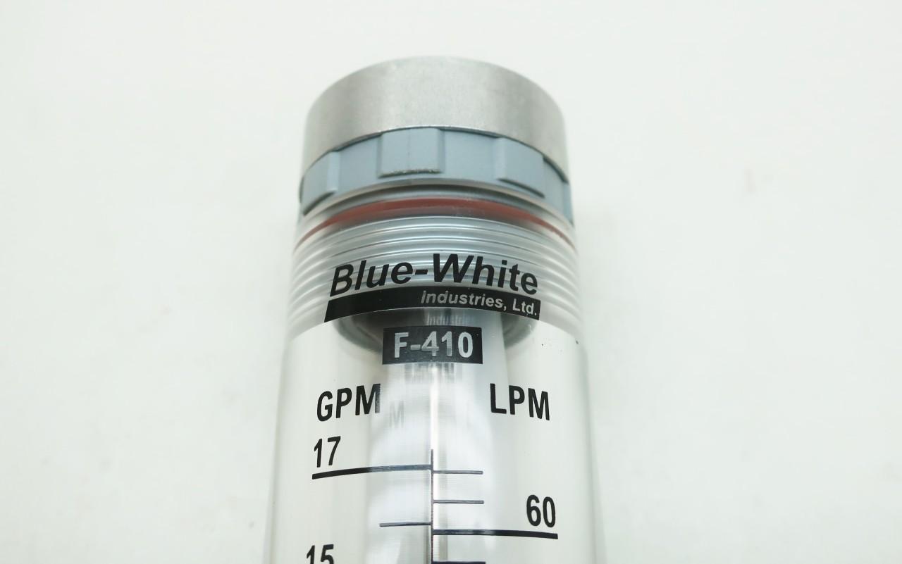 Blue-white F-41017LN-12 0-17gpm 3/4in Npt Variable Area Flow Meter 