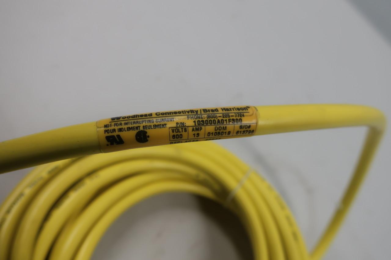 Brad Connectivity 103000A01F300 Cordset Cable 30ft 600v-ac 
