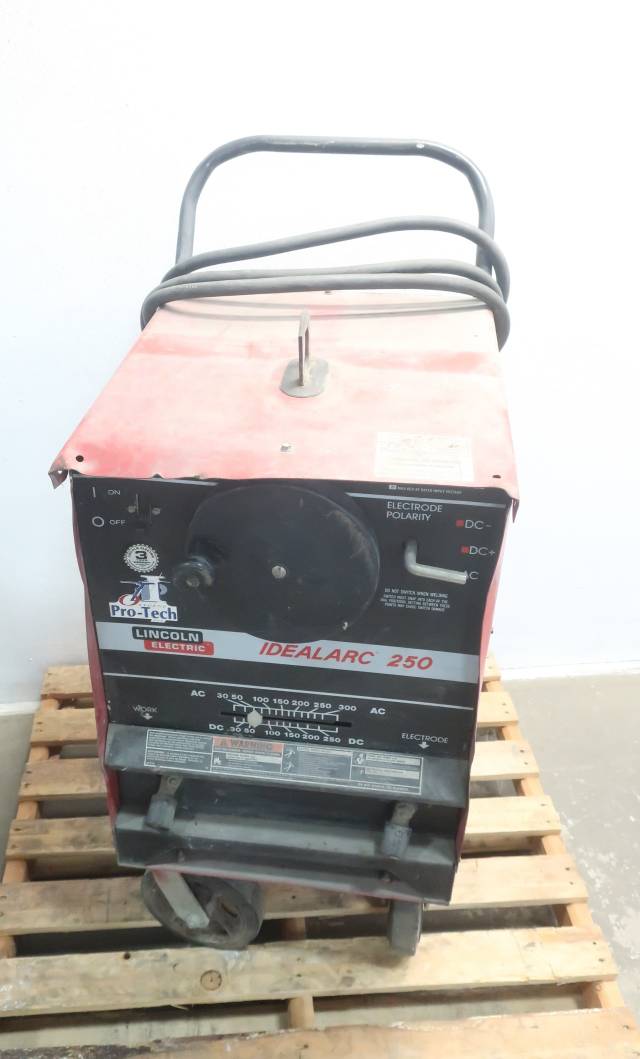 LINCOLN AC/DC250 IDEALARC 250 STICK WELDER 250A AMP 1PH 460VAC