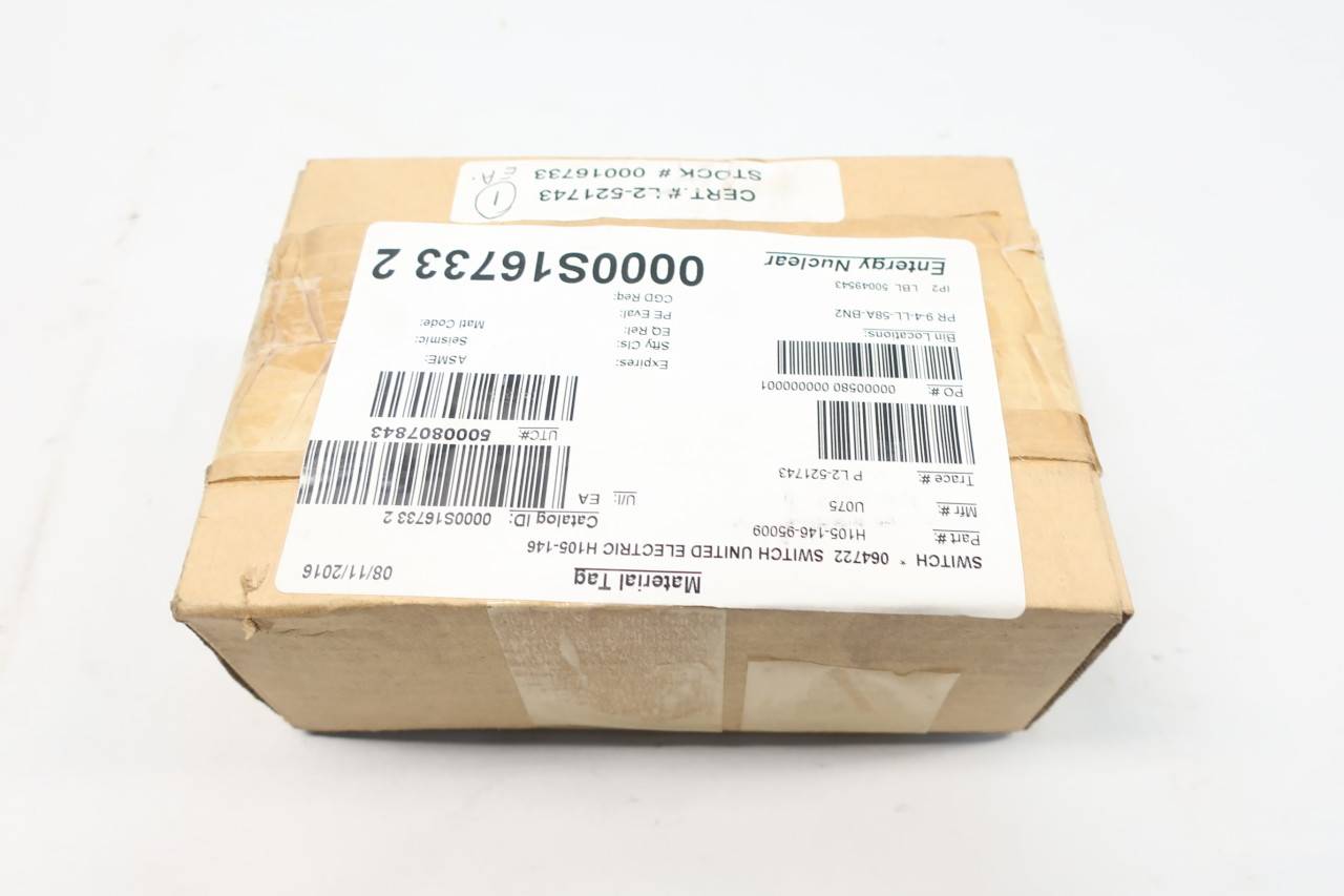 UE UNITED ELECTRIC H105-146 Pressure Switch 0-30PSI 480V-AC UE UNITED ELECTRIC H105-146 Pressure Switch 0-30PSI 480V-AC