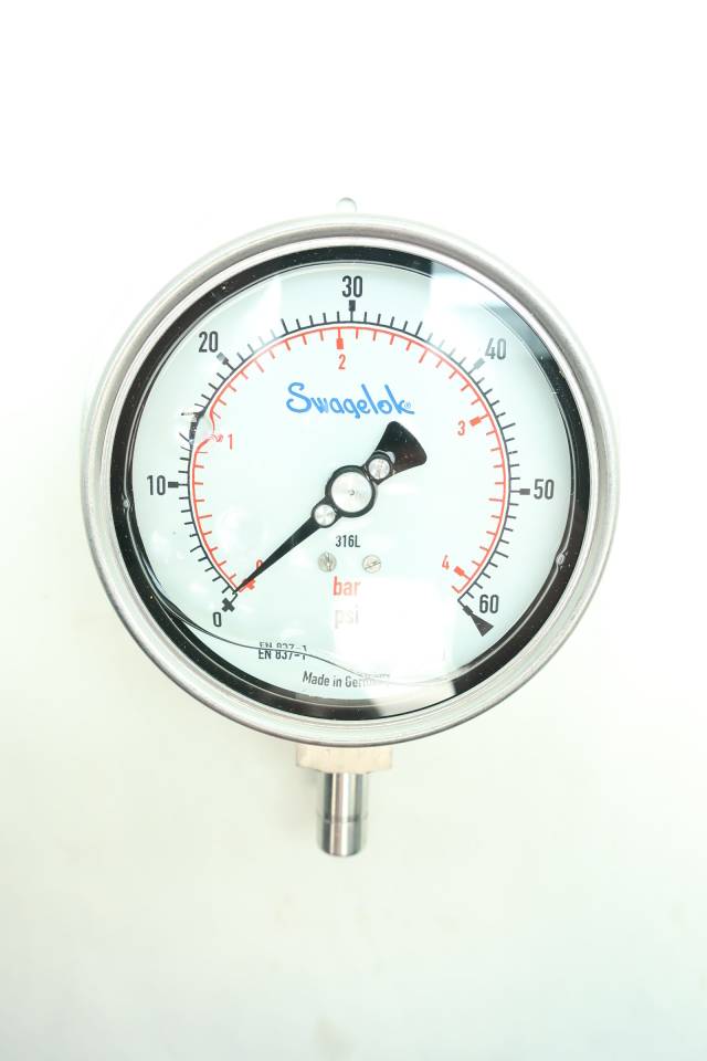 SWAGELOK PGI100BPG60LAR3HJ PRESSURE GAUGE 31/2IN 060PSI D657123