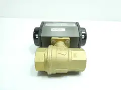 DYNAQUIP DA AP0605 PNEUMATIC BRASS BALL VALVE 1-1/4IN NPT