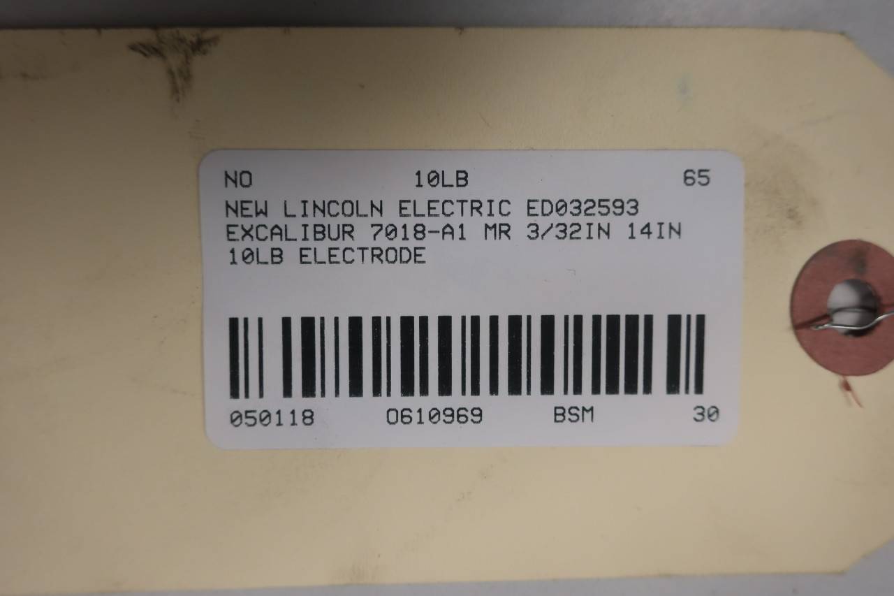 Lincoln Electric Ed Excalibur 7018 A1 Mr Electrode 3 32in 10lb