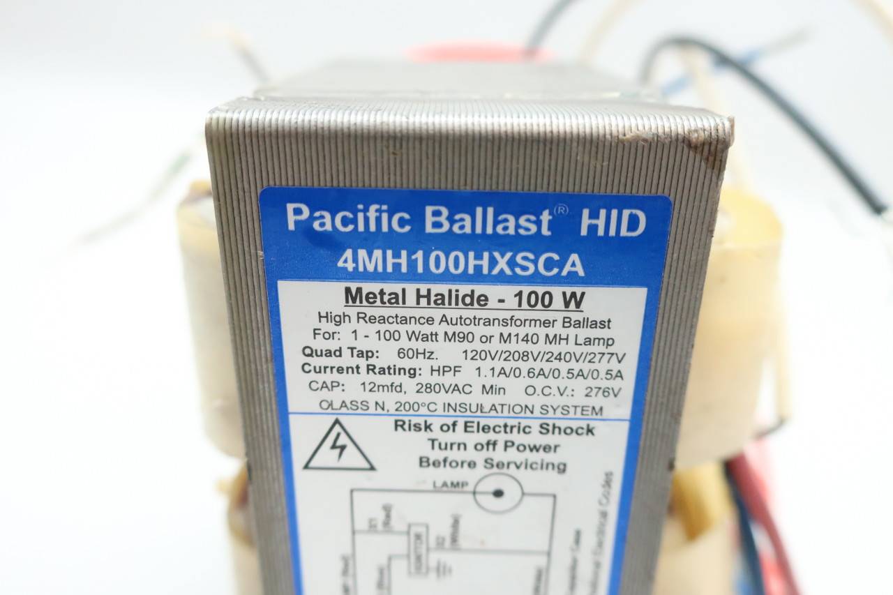 Pacific 4MH50HXSC HID Metal Halide 50W Ballast for 50W M110 Lamp 120/208/240/277
