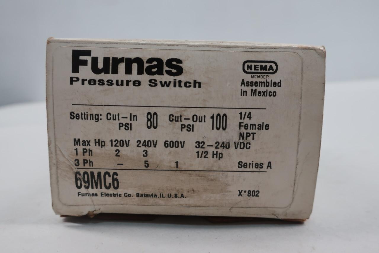 Furnas Presure Switch 69MC6 