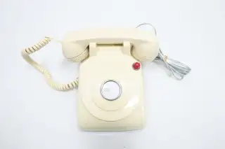 ITT RFC-SLT IVORY DIAL DEFENSE TELEPHONE