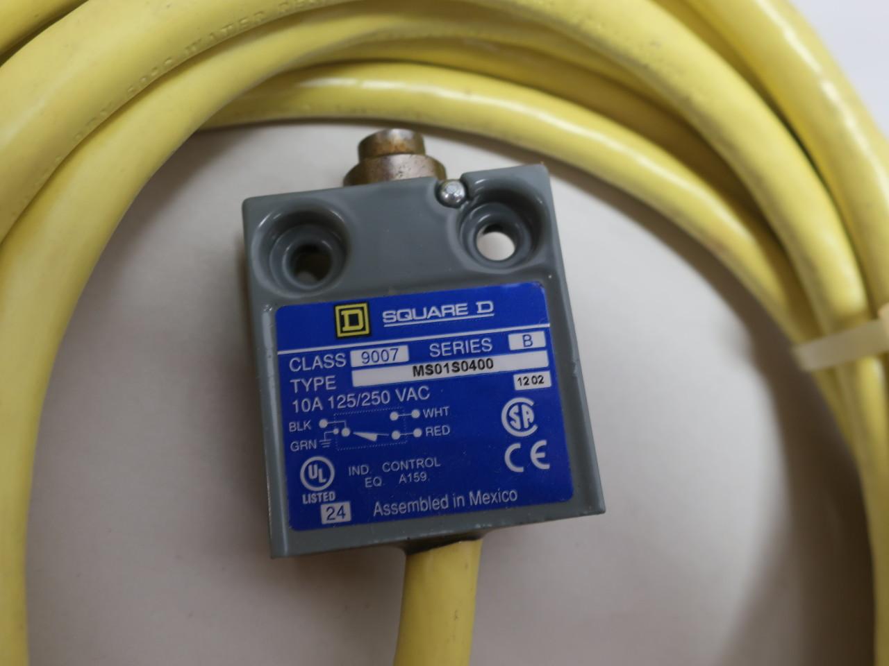 SQUARE D COMPACT ENCLOSED LIMIT SWITCH 9007MS02S0300 SERIES B 