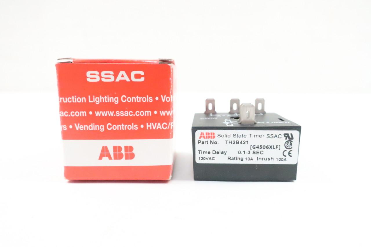 Neuf ABB ssac Solid State Relais Temporisé Contact 1 To 100 S 1AMP KSD2421 