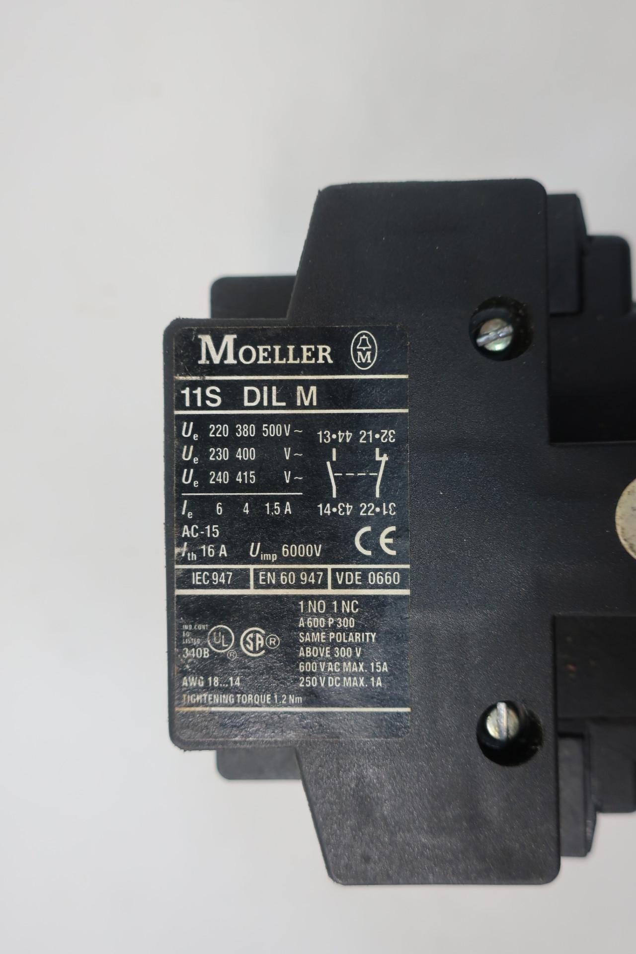 Moeller DIL00M-G-10 IEC 947 Contactor with 22 DIL 