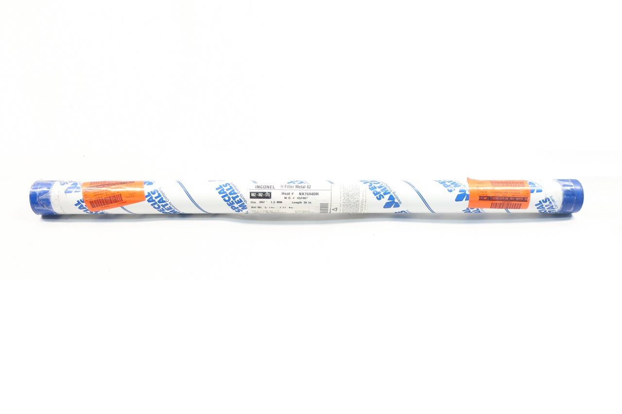 Inconel N820625TS Filler Metal 82 0.062in 36in 5lb
