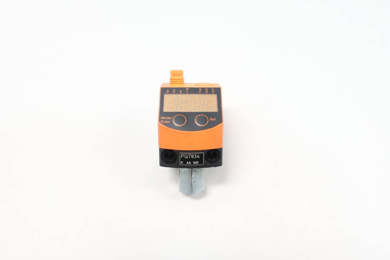 Ifm Efector PQ7834 Pressure Sensor 010bar 1832vdc