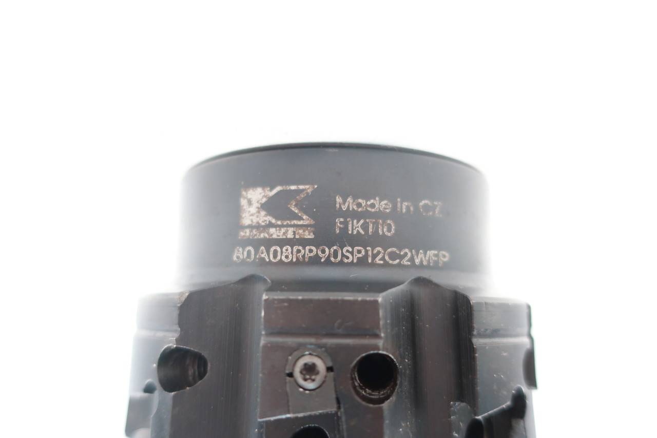 KENNAMETAL 80A08RP90SP12C2WFP F1KT10 FACE END Mill KENNAMETAL 80A08RP90SP12C2WFP F1KT10 FACE END Mill